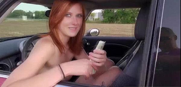  Hot and sexy Linda gets sweet public fucking and receives spermy douche